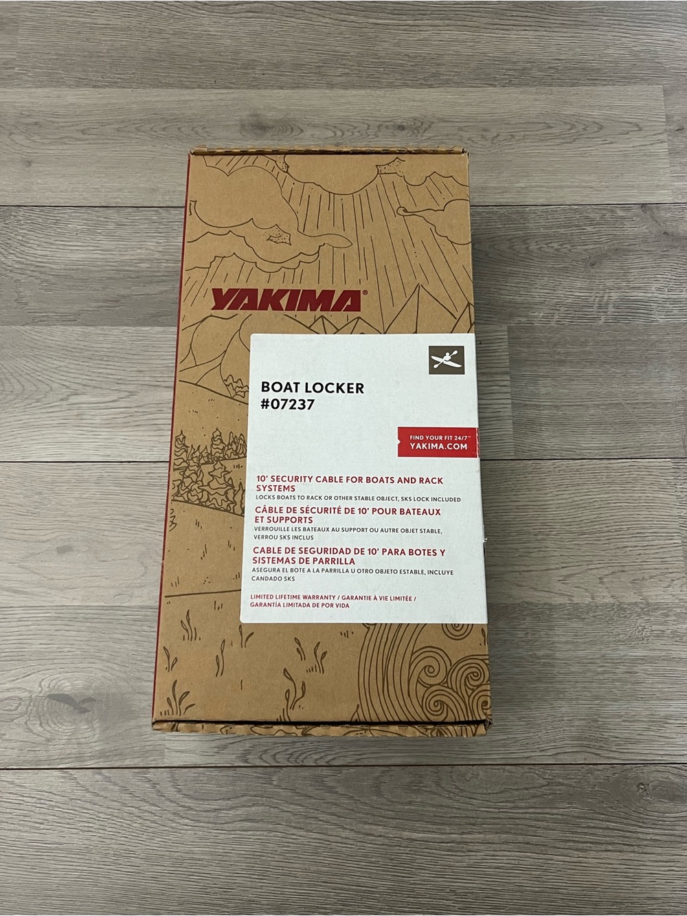 NEW Yakima Boat Locker With Keys Kayak Lock